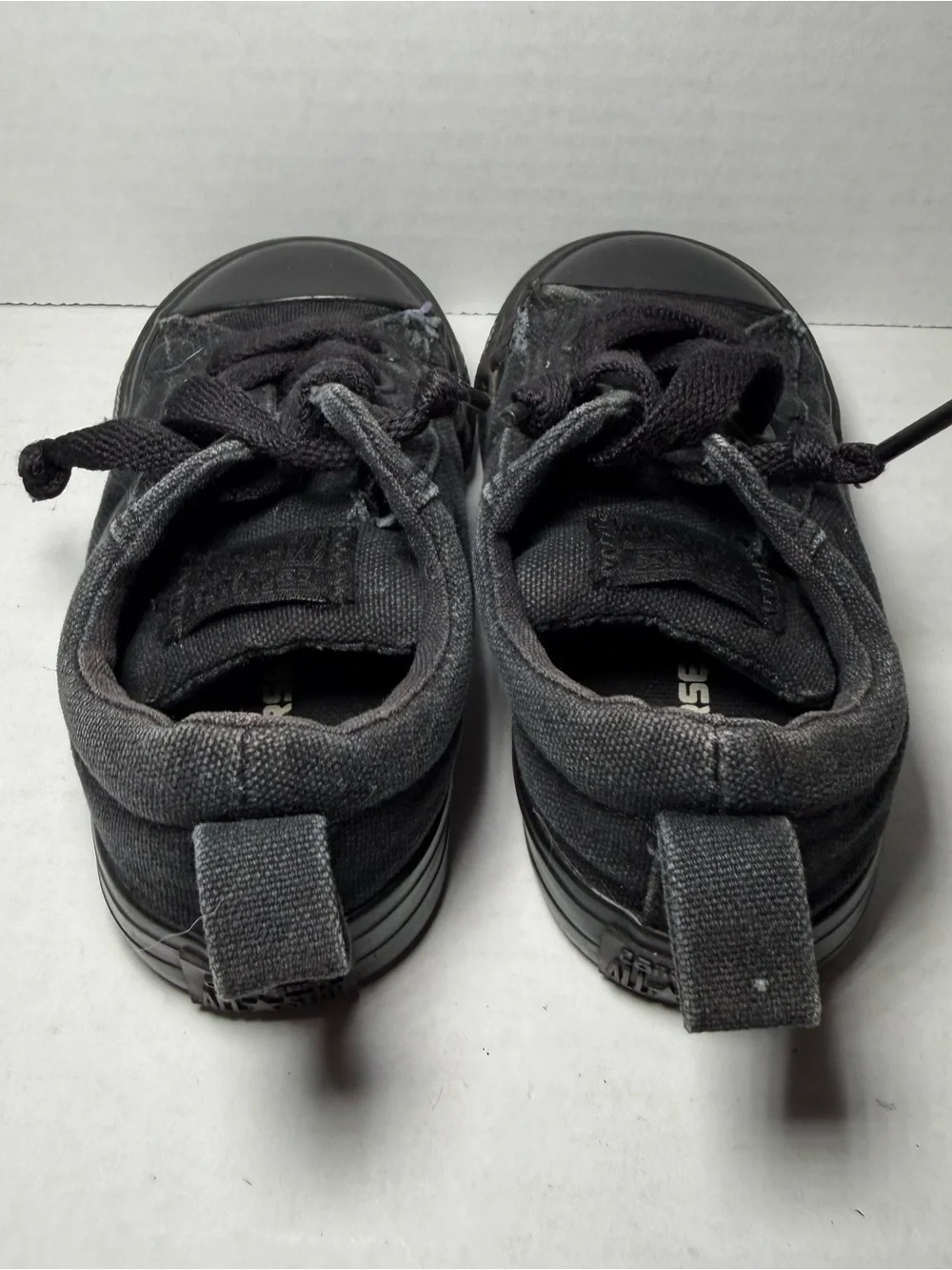 Converse Black All Star Low Top Sneakers Toddler 7